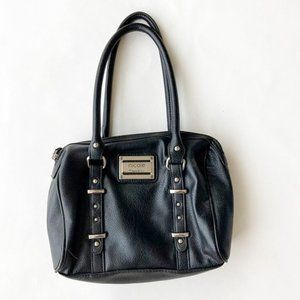 Nicole Miller Black Shoulder Bag 12"x10"